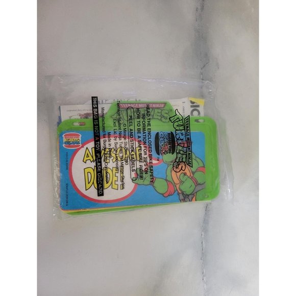 Vintage Sealed! TMNT Bicycle Gear - Picture 2 of 10